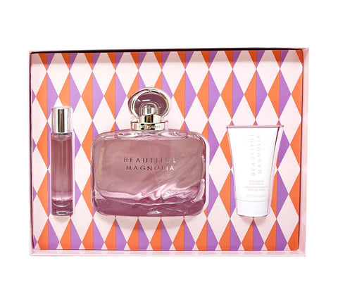 Estee Lauder Limited Edition Beautiful Magnolia Romantic Dreams 3 Piece Fragrance Set