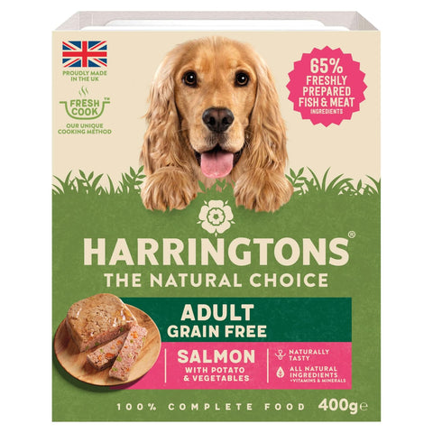 Harringtons Salmon & Potato with Vegetables Adult Dog Complete, 400g