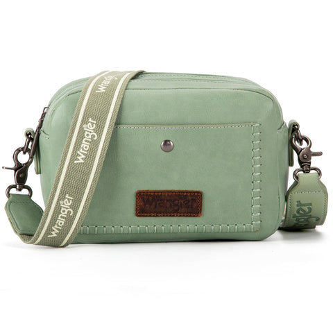 Wrangler Crossbody Bag for Women Camera Purse with Wide Strap WG90-819GN