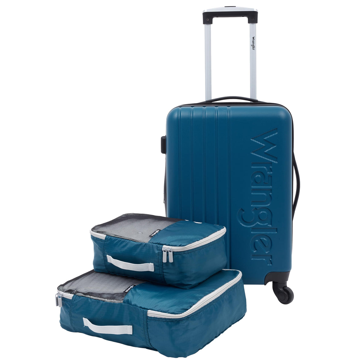 Wrangler Luggage Set, Blue, 20" Carry-On