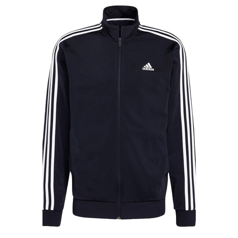 adidas Men's Essentials Warm-Up 3-Stripes Track Jacket, Legend Ink/White, S