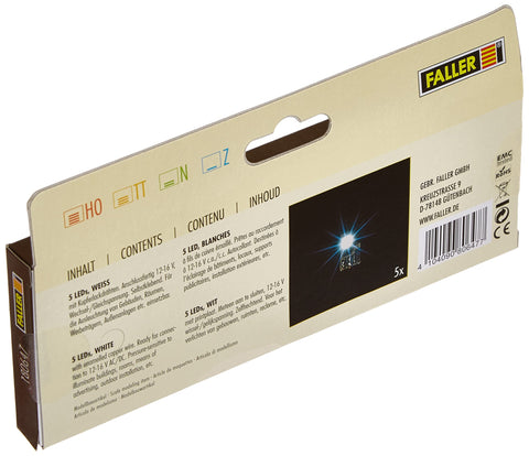 Faller 180647 LEDs 5/Scenery and Accessories
