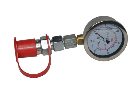 Unknown Hydraulic Tester, Pressure Gauge 250 bar, Plug-in Coupling Size 3, Dust Cap