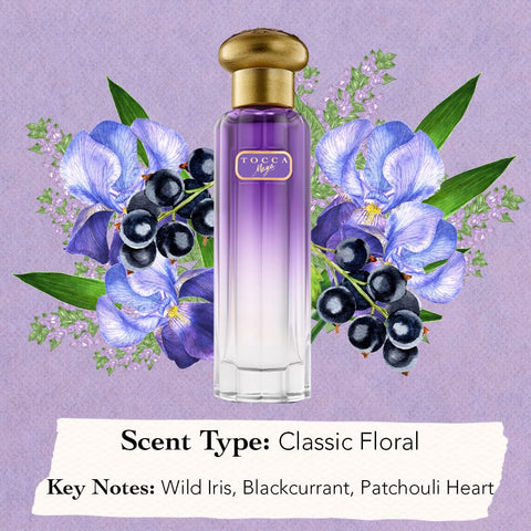 Tocca Women's Perfume, Maya Fragrance, 0.68 oz (20 ml) - Warm Floral, Wild Iris, Blackcurrant, Patchouli Heart
