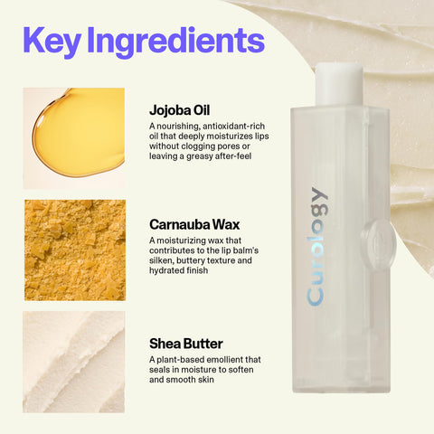 Curology Lip Balm Sunscreen SPF 30, Broad Spectrum Sun Care, Nourishing Hydration for Dry Chapped Lips, Fragrance Free