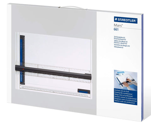 STAEDTLER 661 A3 Mars Drawing Board for Technical Drawing - DIN A3 (52 x 37.8 x 23cm)