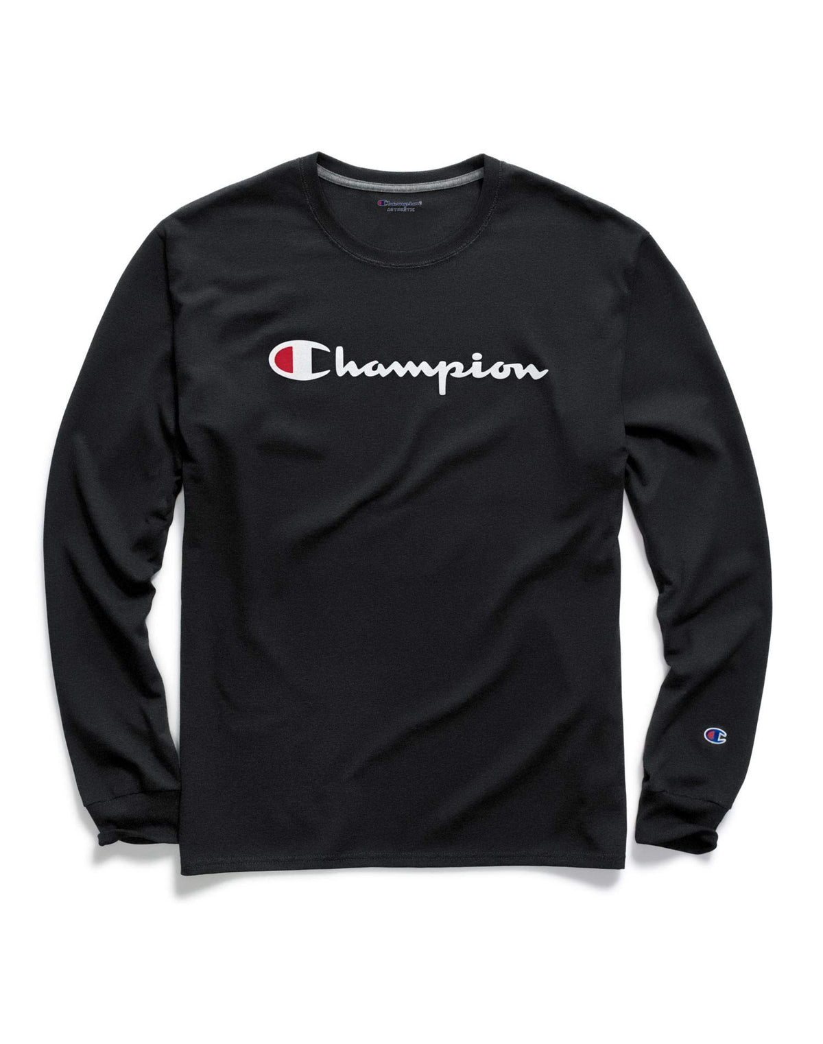 Champion Mens Classic Jersey Long-Sleeve Tee