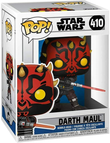 Darth Maul #410 Pop TV: Clone Wars Vinyl Figure (Includes Ecotek Pop Box Protector Case)
