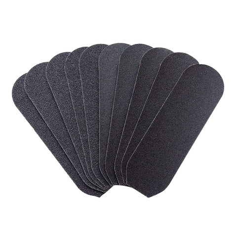 NMKL38 Pedicure File Refill Pads Callus Remover, Pedi File Replacement for Reusable Stainless Steel Foot Rasp Handle, 50 Count (Black - 80 Grit)