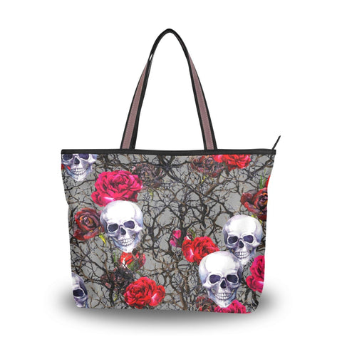 JUMBEAR Canvas Tote Bag Women Handbag Skull Roses Ladies Shopping Shoulder BagÃƒÆ’Ã†â€™Ãƒâ€ Ã¢â‚¬â„¢ÃƒÆ’Ã¢â‚¬Å¡Ãƒâ€šÃ‚Â¯ÃƒÆ’Ã†â€™ÃƒÂ¢Ã¢â€šÂ¬Ã…Â¡ÃƒÆ’Ã¢â‚¬Å¡Ãƒâ€šÃ‚Â¼ÃƒÆ’Ã†â€™ÃƒÂ¢Ã¢â€šÂ¬Ã‚Â¦ÃƒÆ’Ã‚Â¢ÃƒÂ¢Ã¢â‚¬Å¡Ã‚Â¬ÃƒÂ¢Ã¢â‚¬Å¾Ã‚Â¢L