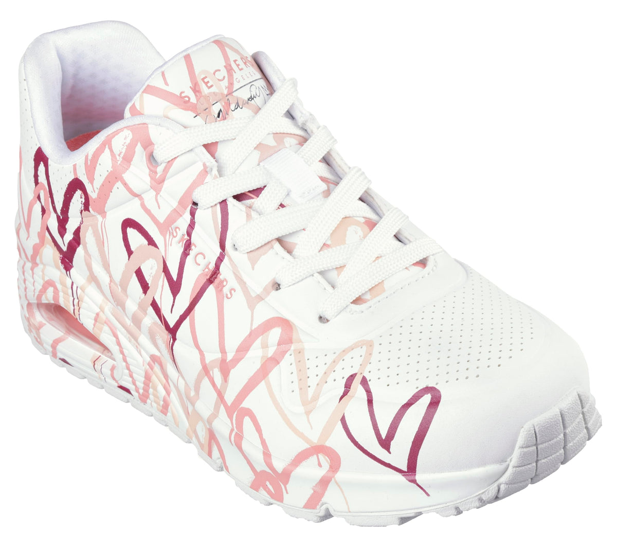 Skechers Women's Spread The Love Casual Sneakers, White, 6