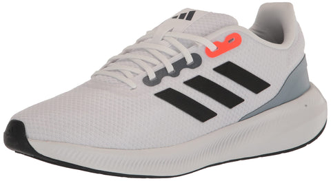 adidas mens Run Falcon 3.0 Sneaker, White/Black/Crystal White, 9 Wide US