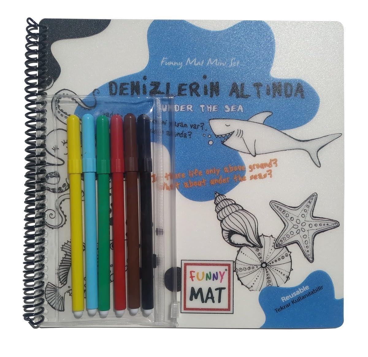 Mini Set - Denizlerin Alt?nda (Kalemli)