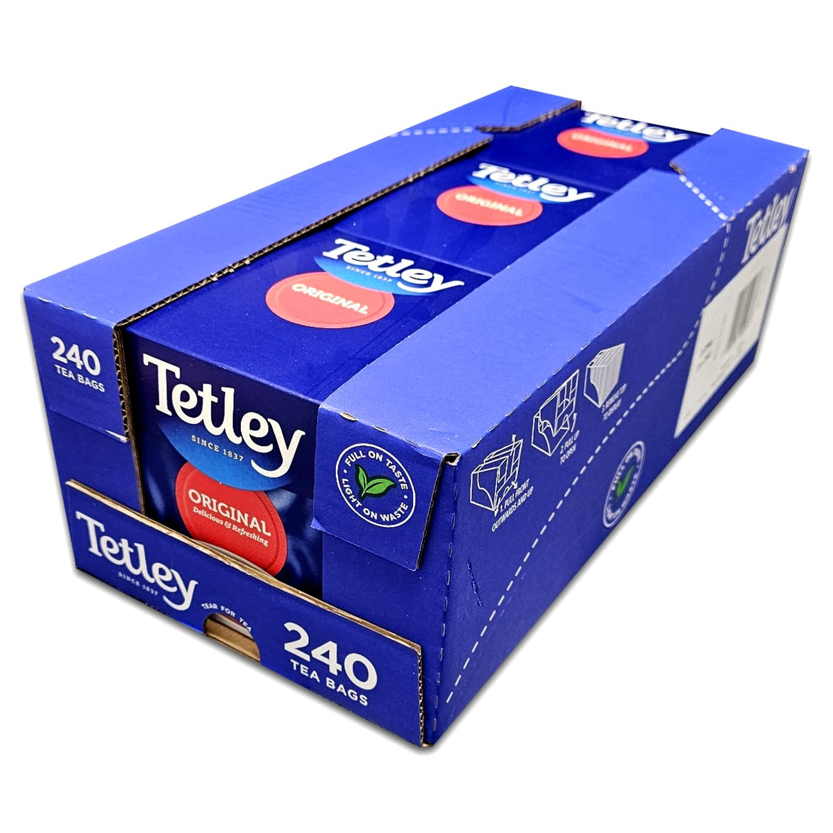 Tetley Round Tea Bags | 3 Packs of 240