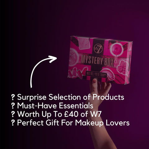 W7 Makeup Set Box - Surprise Assortment Gift of W7 Makeup Worth ÃƒÆ’Ã†â€™ÃƒÂ¢Ã¢â€šÂ¬Ã…Â¡ÃƒÆ’Ã¢â‚¬Å¡Ãƒâ€šÃ‚Â£40