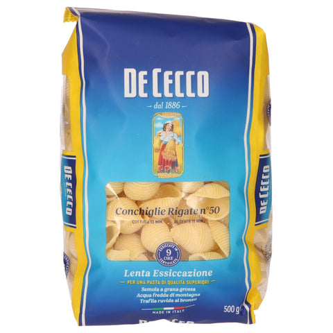 De Cecco Conchiglie Rigate n.50 (500g)