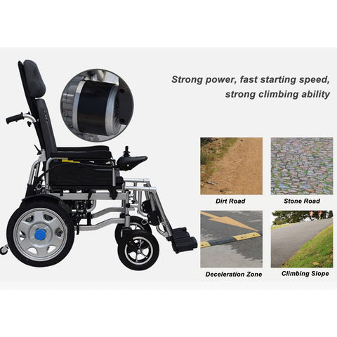 Electric Wheel Chair Controller DC24V 50A Wheelchair Joystick Controller Remote Control Electric Wheelchair Joystick Controller Brush Motor for Electric Wheel Chair