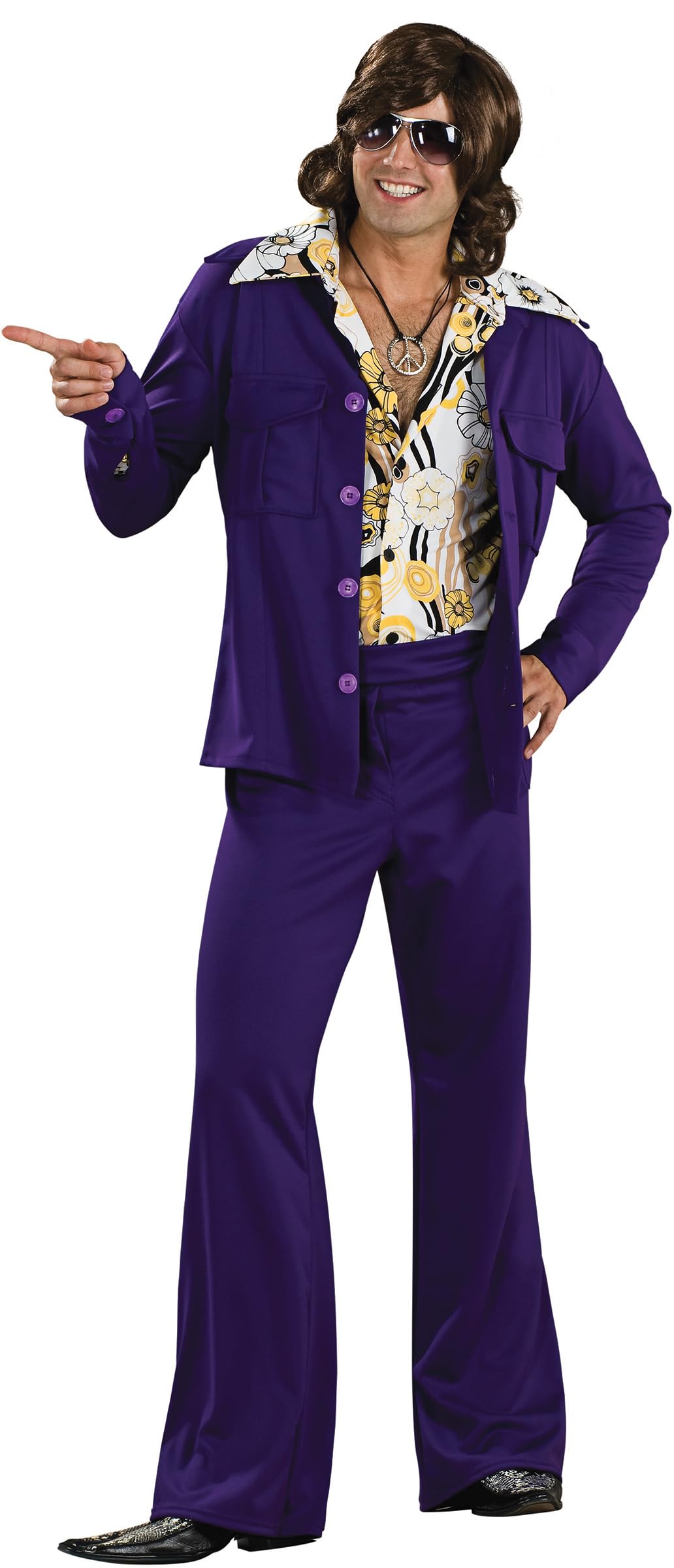 Rubie's Leisure Suit Purple Fancy Dress (Standard)