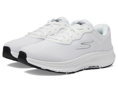 Skechers Women's Go Run Consistent 2.0 Engaged Sneaker, White/Black, 6