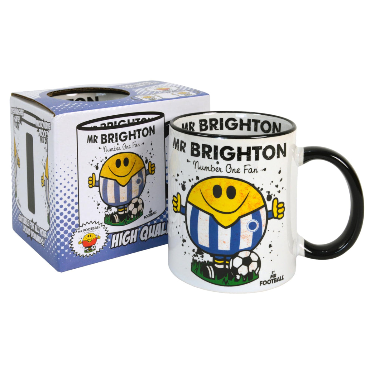 Brighton Mug - Football Fan Gift Present, Ceramic, 250ml