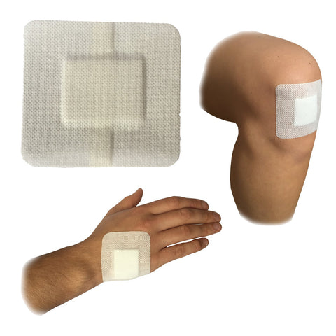 Steropore 25 X 7.0CM X 6.0CM PREMIUM MEDICAL GRADE 100% STERILE LARGE WOUND CUT BURN DRESSINGS PLASTERS WHITE
