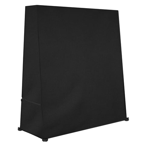 Dokon Table Tennis Table Cover, Waterproof, Windproof, Anti-UV, Heavy Duty Rip Proof 600D Oxford Fabric Ping Pong Table Cover, Indoor / Outdoor (165Ã—70Ã—185cm) - Black
