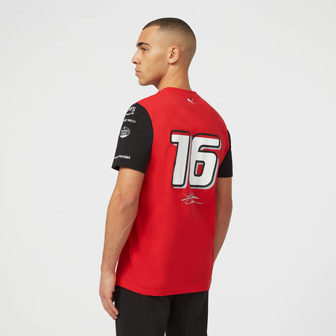 Ferrari Gender Sf Leclerc Replica Tee t-Shirt, red, XXL