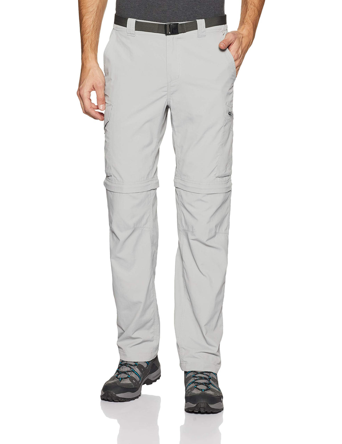 Columbia Men's Standard Silver Ridge Convertible Pants, Grey, 40x36