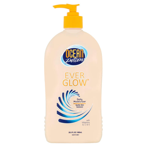 Ocean Potion Suncare Everglow Daily Moisturizer with Skin Darkener 20 Ounces, 1 Bottle