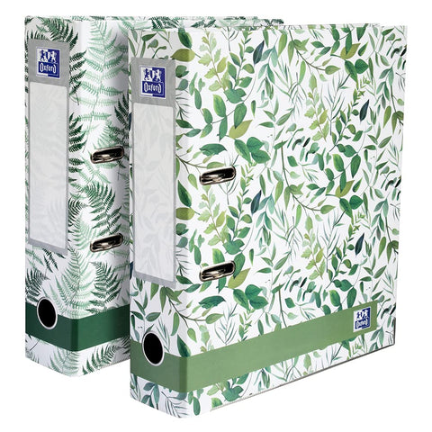 Oxford, Lever Arch File, Leaves, Pack of 2 Folders