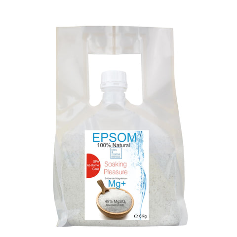 Bath Salt Organic Pure Epsom Salt Natural Magnesium Foot SPA Gardening Foot Soak Ingrown nail pain relief Pedicure Body Scrub Toenail Care Callus14.33 lb