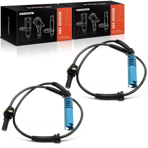 A-Premium ABS Wheel Speed Sensor Compatible with BMW Models - 525i, 528i, 530i, 535i, 535i GT, 535i xDrive, 545i, 550i, 645Ci, 650Ci, 650i - Front Driver and Passenger Side, Replace# 34526760045