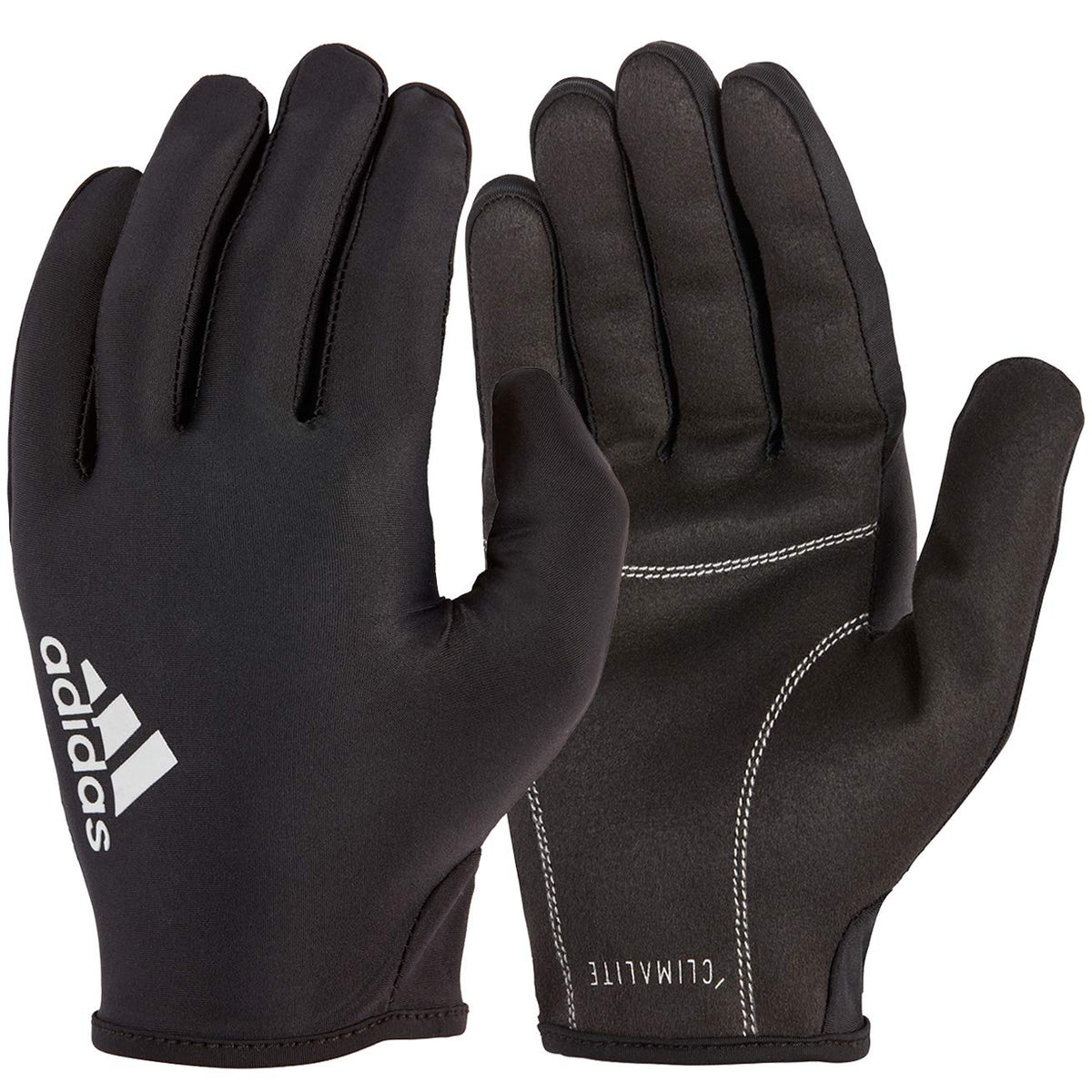 adidas Full Finger Unisex Adults Essential Gloves, Black/White, Large