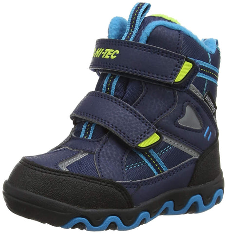 Hi-Tec BLIZZARD CHILD, Boys High Rise Hiking High Rise Hiking Boots, Blue (Navy 31), Size: J7 UK