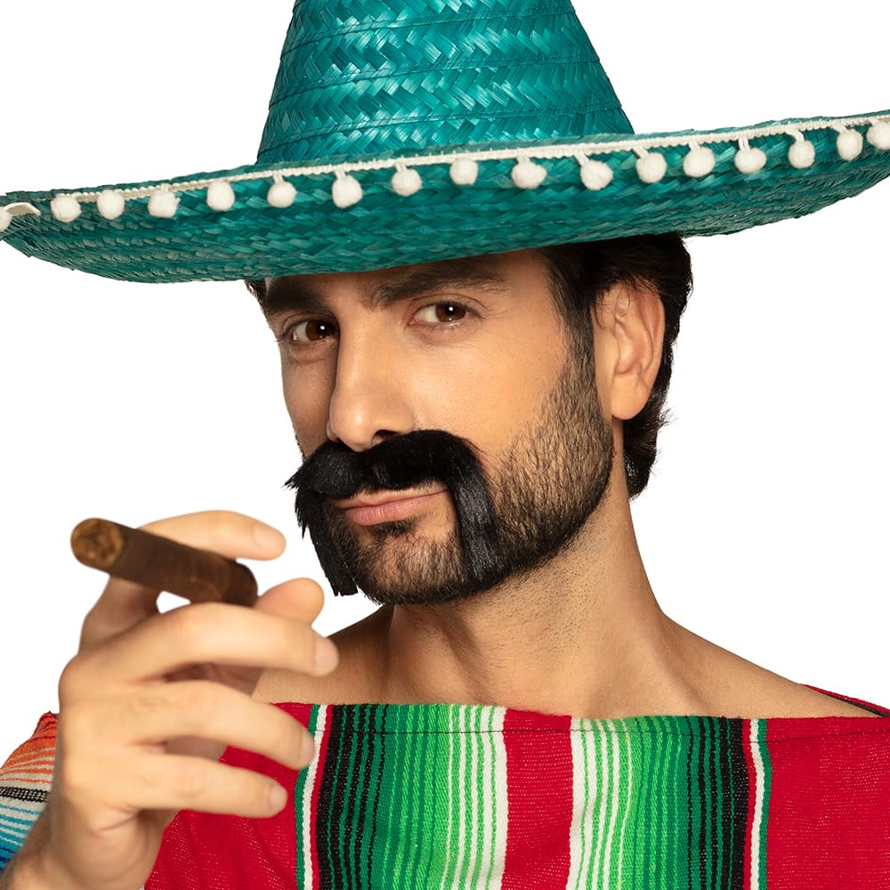 Boland 01807 Mexican Moustache One Size Black