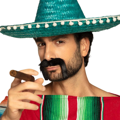 Boland 01807 Mexican Moustache One Size Black