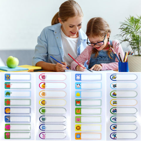 96Pcs Personalized Name Labels Back to School Label Sticker for Kids School Labels for Kids Waterproof Name Tag Stickers