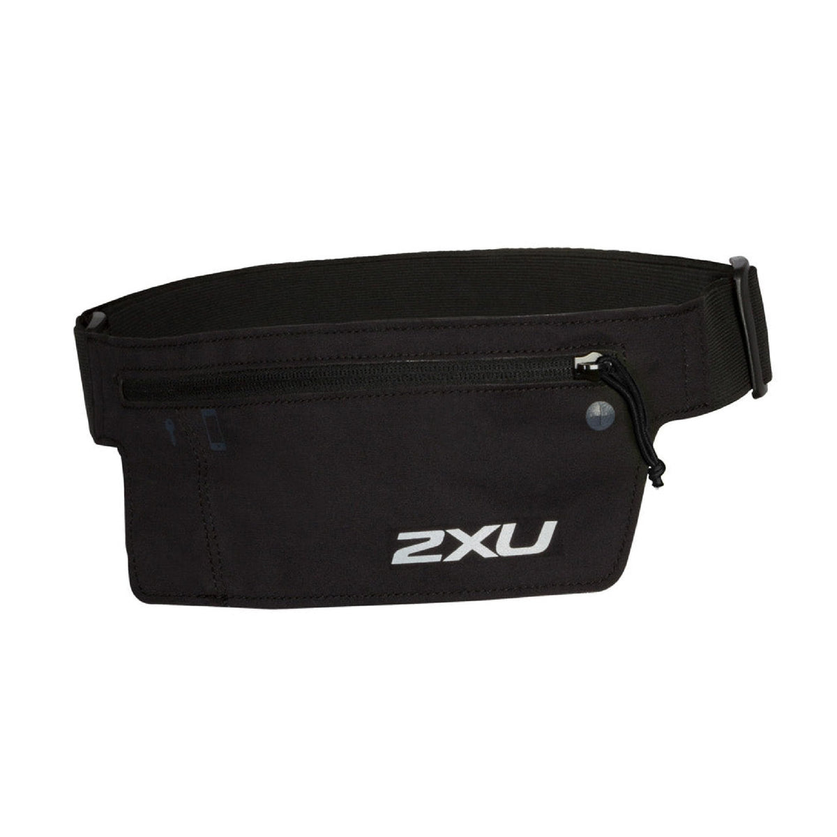 2XU Men's Run Belt, Black/Black, One Size