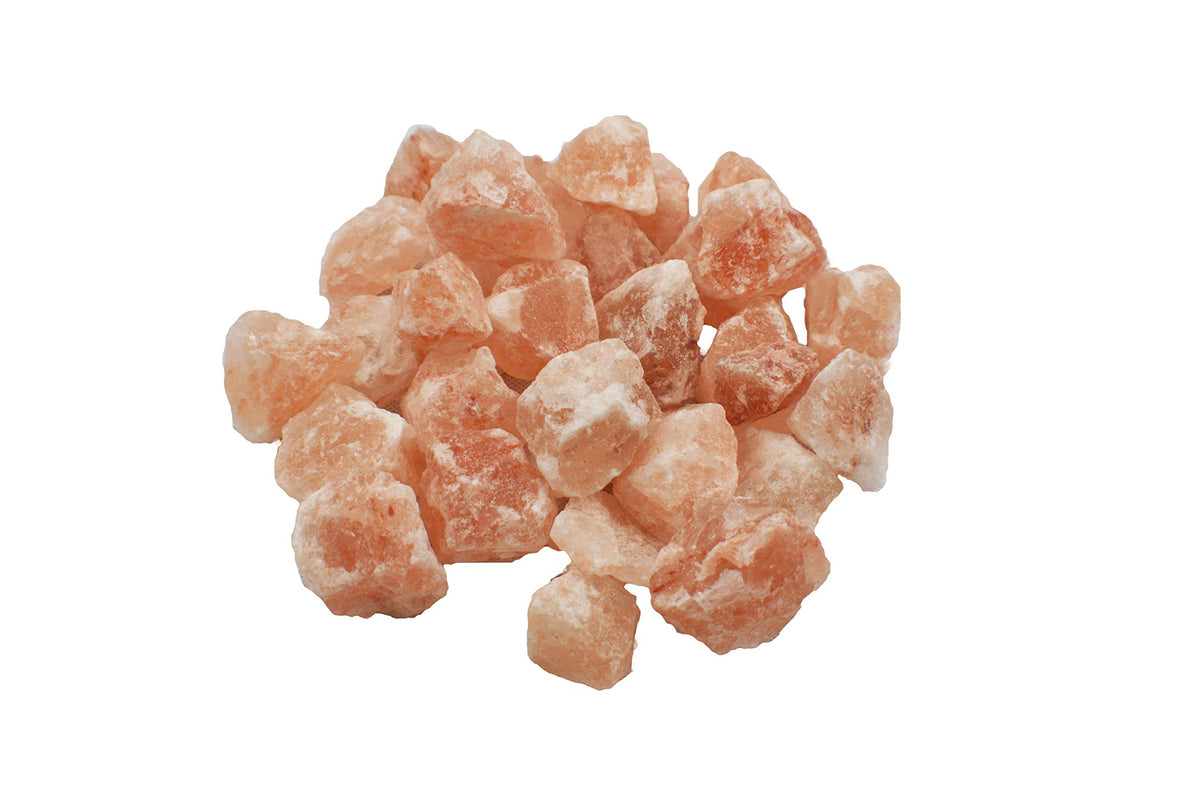 DEENZ PINK HIMALAYAN SALT CRYSTAL CHUNKS FOR SOLE BATH PH BALANCE DECORATION (2 KG)