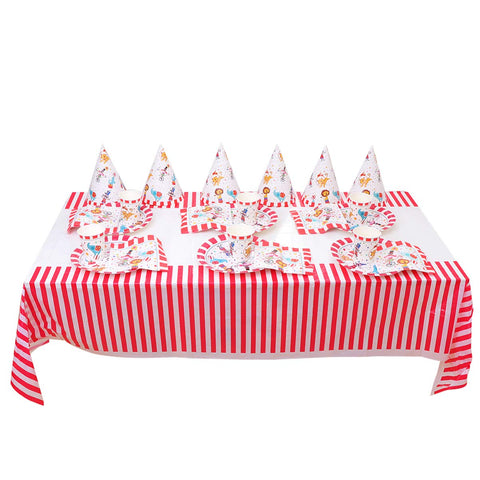 NUOBESTY 30PCS circus table decorations circus birthday decorations birthday party supplies party tableware supplies circus party decorations circus party supplies dining table party hat