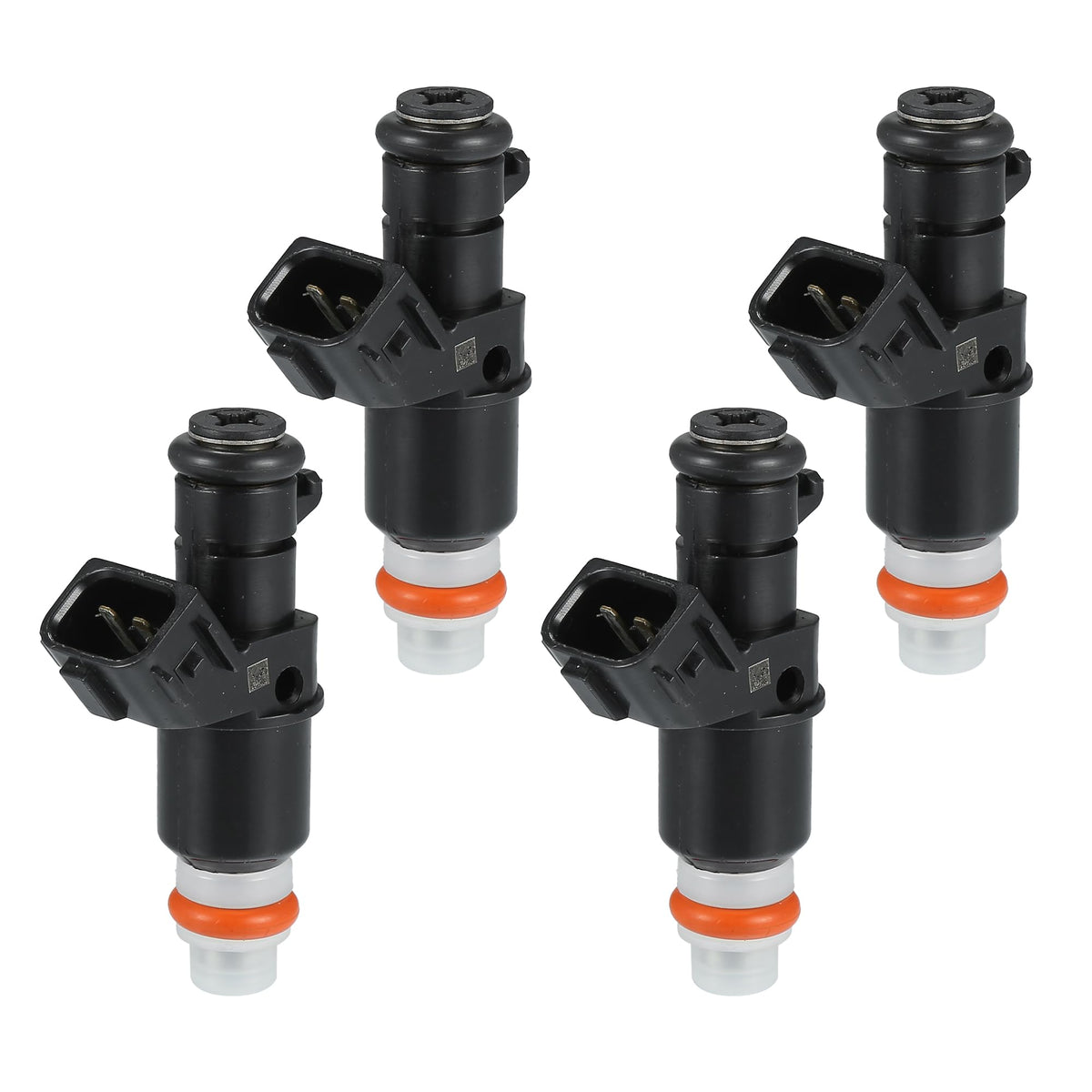 Hihaha No.16450-RNA-A01 Fuel Injector for Honda Civic 06-11 1.8L for Honda Fit 09-13 1.5L / Engine Fuel Injection Nozzle/Durable / 4 Pcs Black