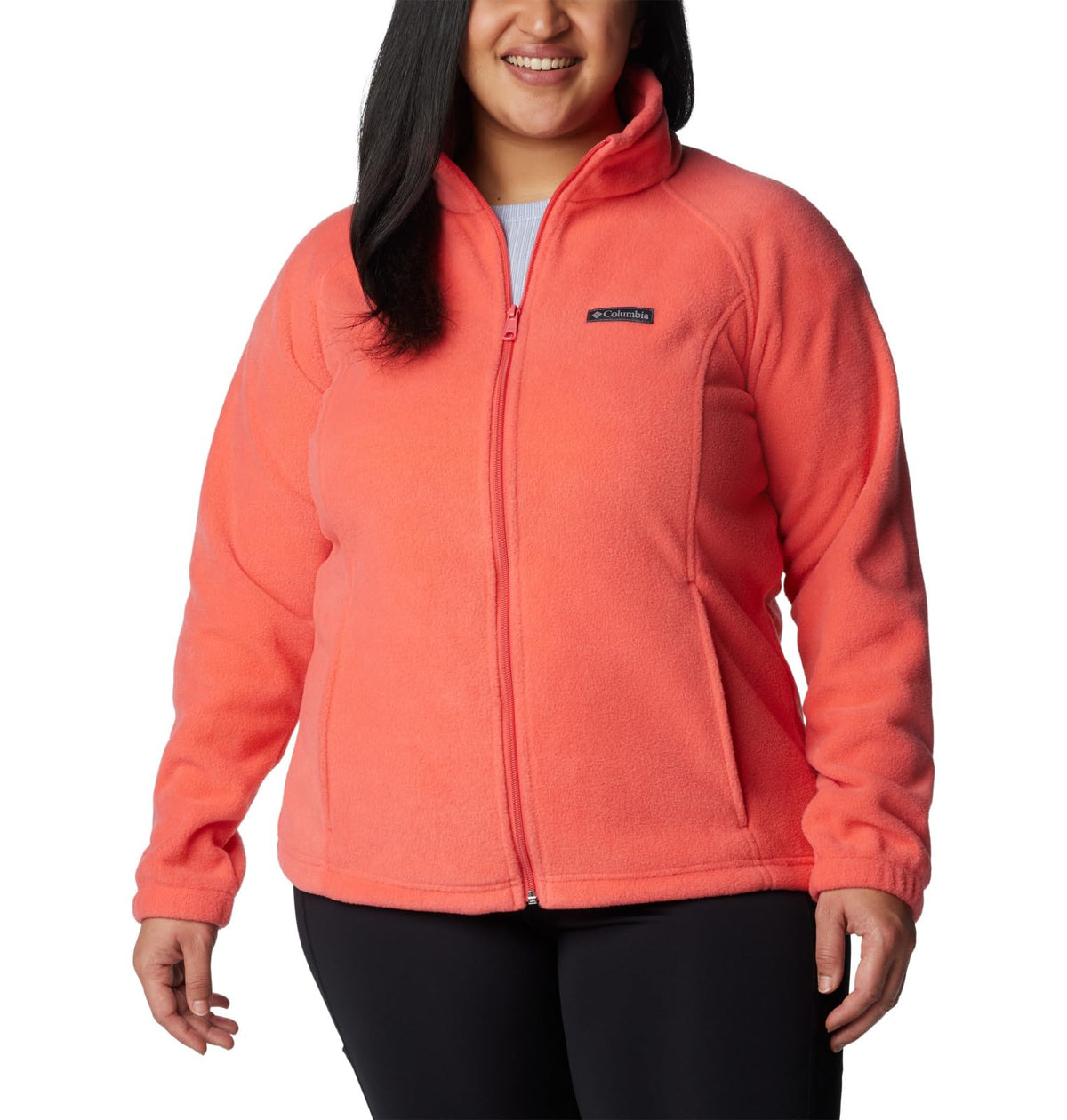 Columbia Women's Benton Springs Full Zip, Juicy, Small