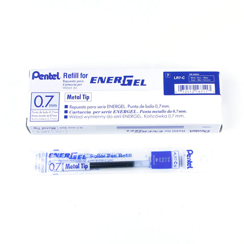 Pentel LR7-C Refillable Cartridge for EnerGel-Pens 0.35 mm, Pack of 12 Blue