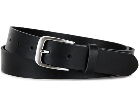 Frentree Genuine Leather Belt for Men, Black, Classic, 1.2", MADE IN GERMANY