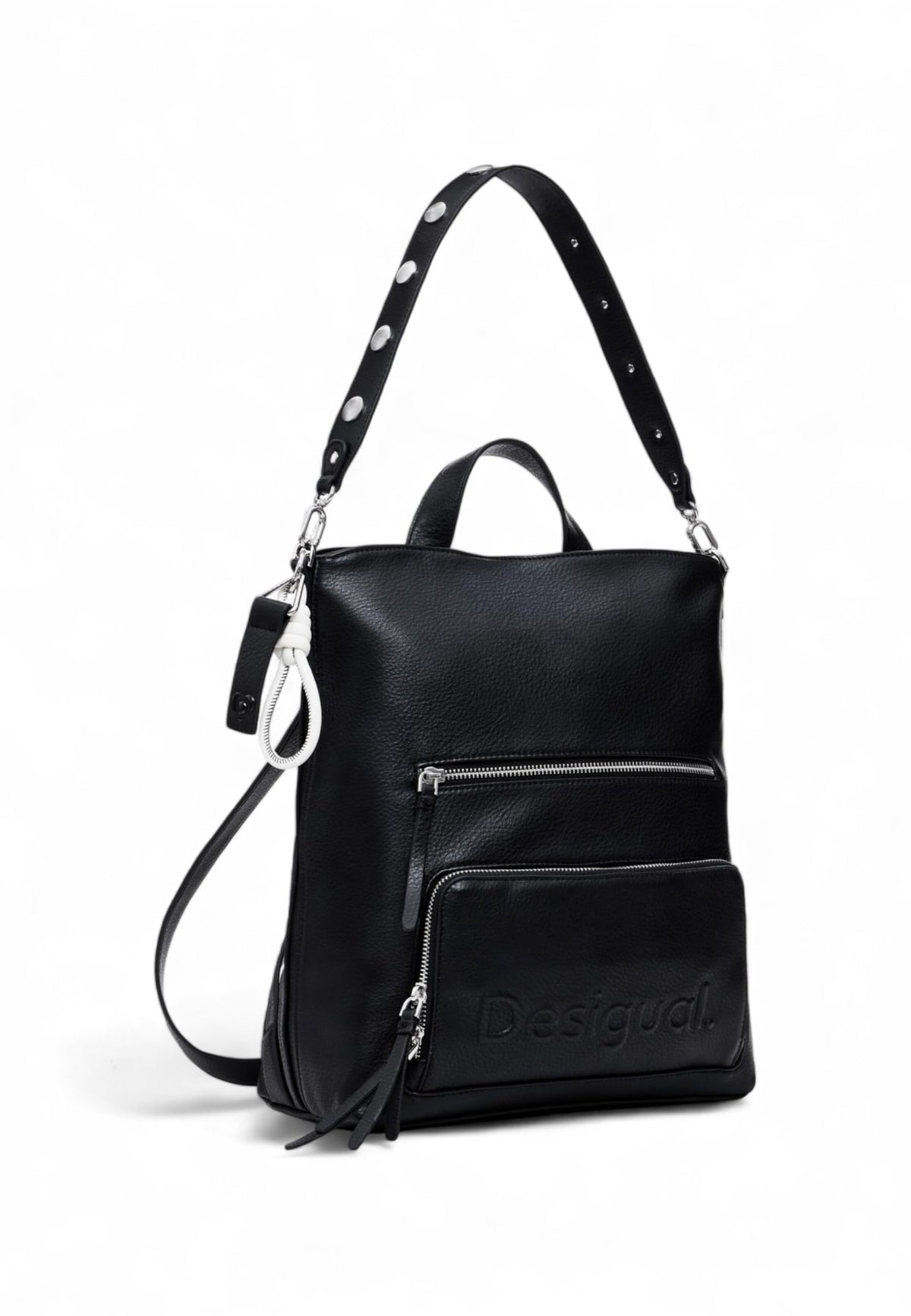 Desigual Women Accessories PU Backpack Medium, Black, One Size