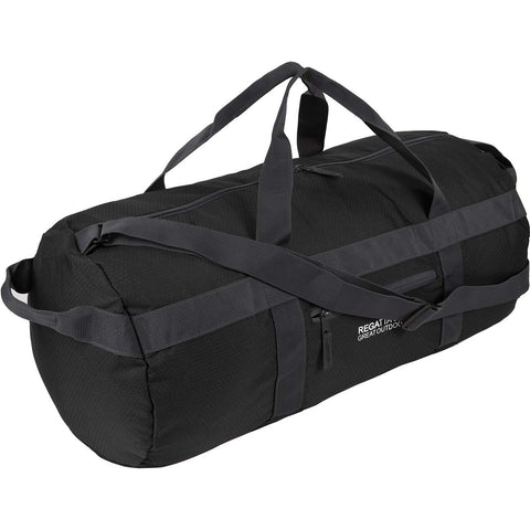 Regatta Packaway Lightweight Sports Duffle Bag - Black, 40 Litre