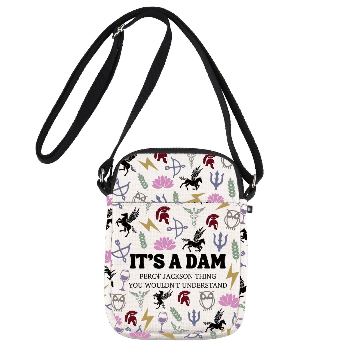 JNIAP Percy Camp Half Blood Crossbody Bag It's a Percy Thing You Wouldn't Understand Heroes Of Olympus Gifts, A Dam Cb