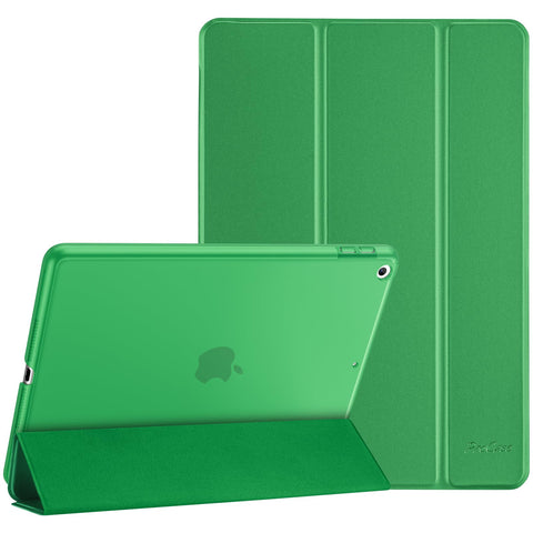 ProCase Smart Case for iPad 6th/iPad 5th Generation/iPad 9.7 Inch Case 2018 2017(Model: A1893 A1954 A1822 A1823), Ultra Slim Lightweight Stand Case with Translucent Frosted Back -Green