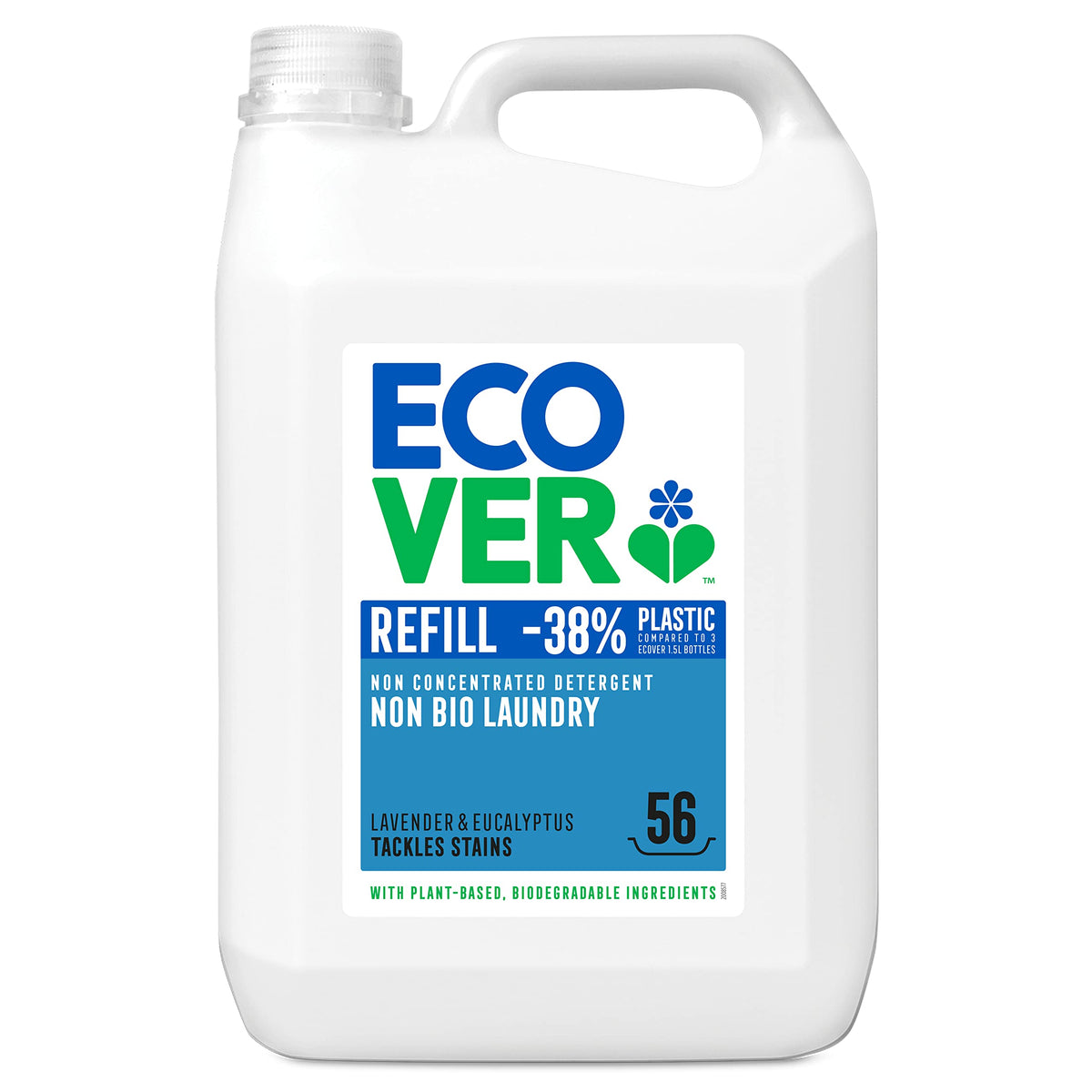 Ecover Non Bio Laundry Liquid Refill, 5 L