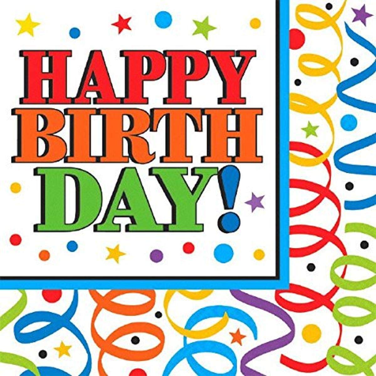 Amscan Birthday 7" Plates Party Supplies, Multi Color